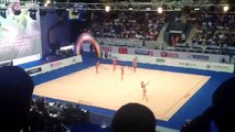 Azerbaijani rhythmic gymnastics team at at the 28th Rhythmic Gymnastics EC. Part 2.