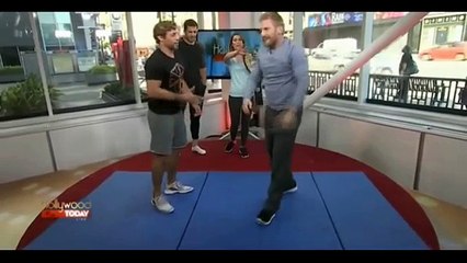 Güzel sunucu pes ettirdi!