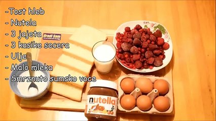 Kako napraviti NUTELLA ROLNICE_