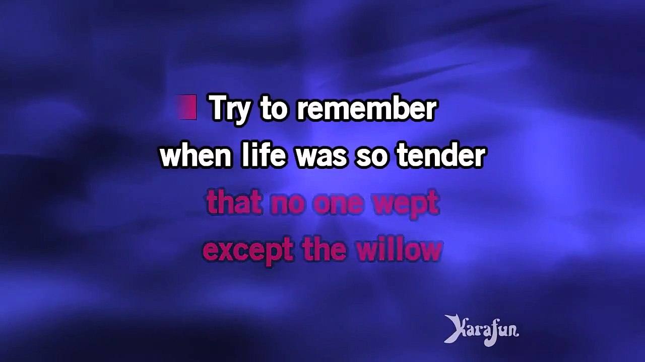 Karaoke Try to Remember - Josh Groban *