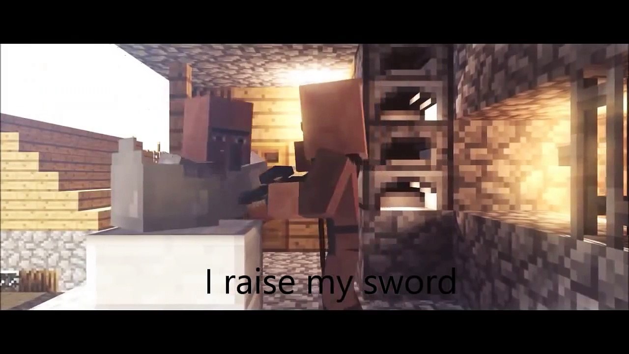 Imagine Dragons Radioactive Minecraft Parody with Lyric