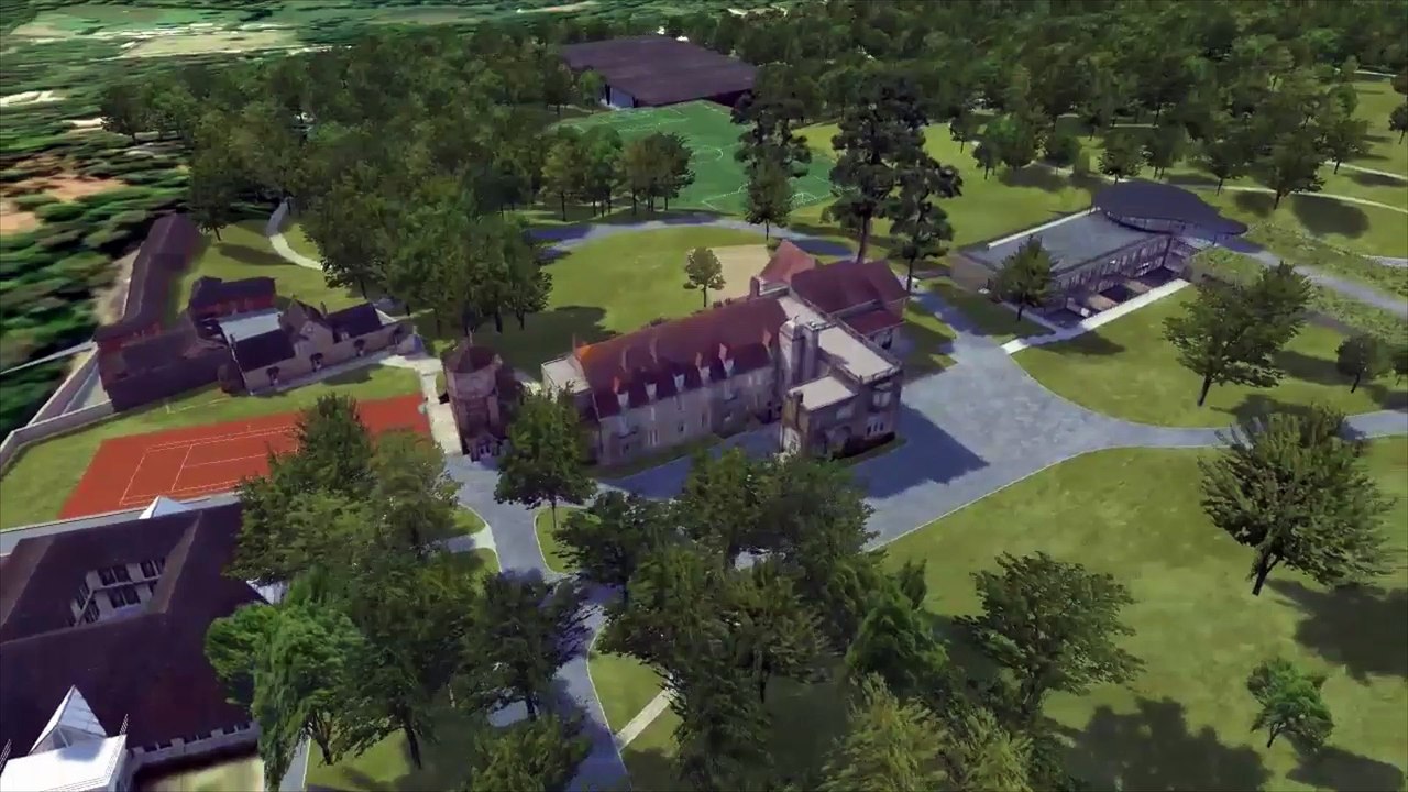 La visite vituelle du Centre de Formation et de Conférences de Clairefontaine