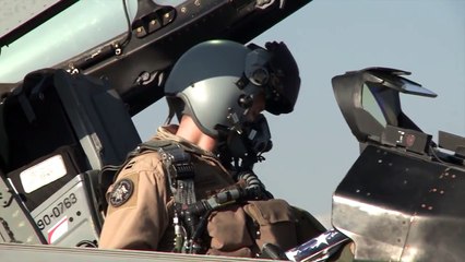 USAF F 16 Fighting Falcons at Bagram Air Field