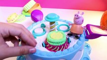 Peppa Pig Play Doh Cake Makin' Station Bakery Playset Decorate Cakes Cupcakes Playdough Part 2