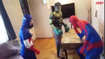 Spiderman, Hulk & Captain America - Armwrestling Championship 2016 - Funny Superhero Movie IRL