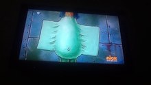 Squidward eating his painting