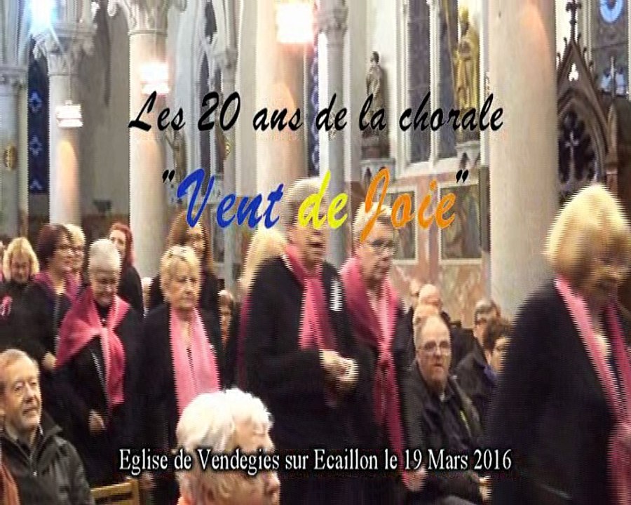 Concert des 20 ans de Vent de Joie 1ème partie