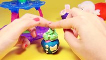 Peppa Pig Play Doh Cupcake Tower Playset Hasbro Toys How to make Playdough Cupcakes Part 4