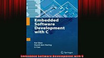 FREE PDF  Embedded Software Development with C  DOWNLOAD ONLINE