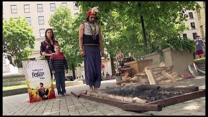 Kid Becomes Instant Firewalker