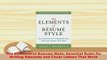 PDF  The Elements of Resume Style Essential Rules for Writing Résumés and Cover Letters That Download Online