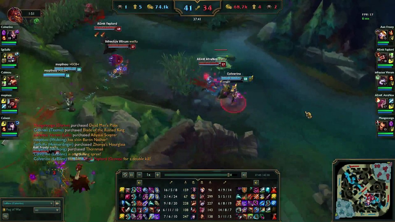 Leablanc Toplane Tank - Team fighting 4