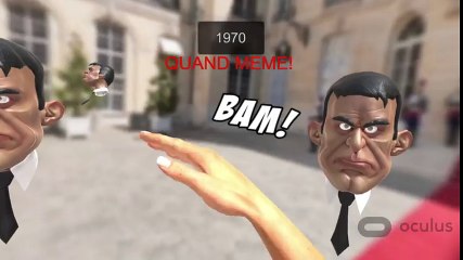 Un jeu de réalité virtuelle vous propose de gifler Manuel Valls
