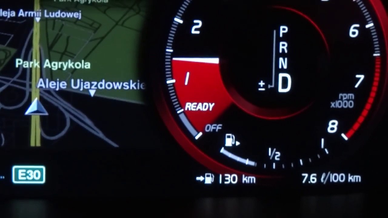 2015 2016 Volvo XC90 T6 (320hp) First Test Drive Urban Night City Driving Impressions part