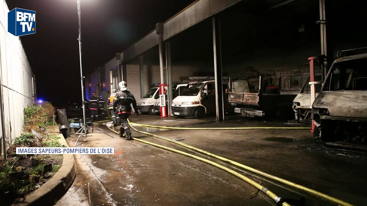34 véhicules municipaux détruits par un incendie criminel à Compiègne