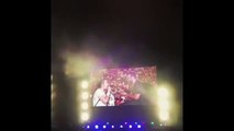 Coldplay fans get engaged on stage at Coldplay Concert in Sao Paulo