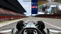 F1 Qualifying Spanish 2015  Rosberg Vs Clo