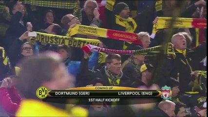 Adeptos do Dortmund e Liverpool cantam “You’ll Never Walk Alone”