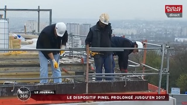 Sénat 360 : Le dispositif pinel prolongé jusqu'en 2017 / Pollution au diesel : des tests accablants / primaire : verts et socialistes vont se décider (08/04/2016)