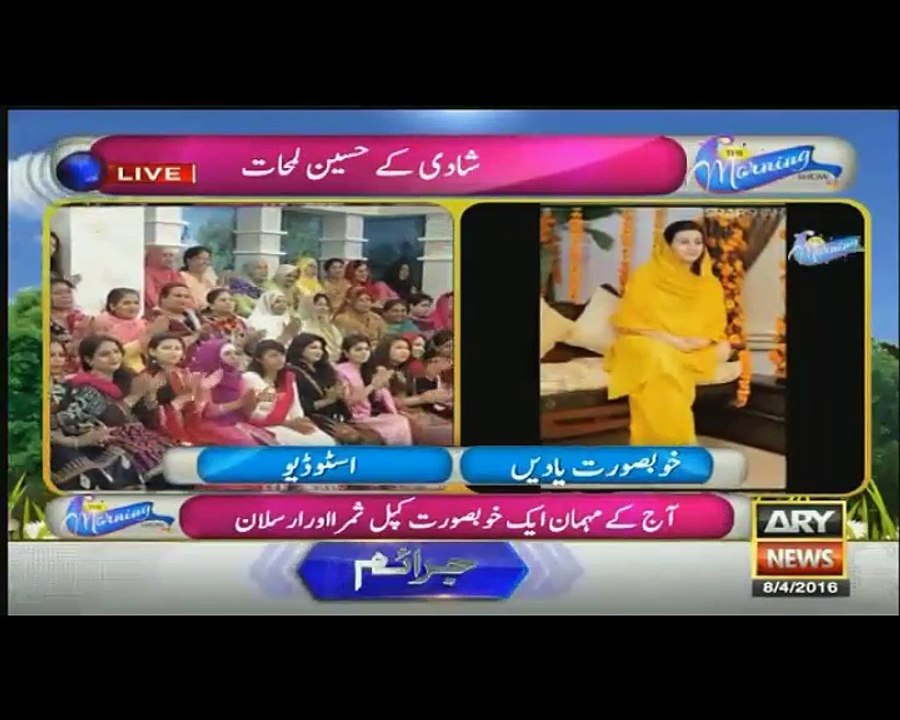 The Morning Show with Sanam Baloch in HD – 8th April 2016 Part 1