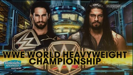 WWE: Survivor Series 2015 Seth Rollins vs Roman Reigns Promo