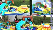 INTEX Dinosaur Play Center | Summer Fun | Play Time | Liam and Taylor's Corner