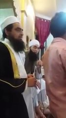 on the hand of Junaid Jamshed Bhai