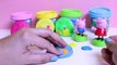 Peppa Pig Dough Set 4 Dough Packs Peppa Pig Play Doh Peppa Pig Shapes and Molds Part 7