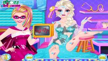 Super Barbie Rescue Elsa Doctor - Frozen Elsa and Barbie in Princess Power Doctor Game