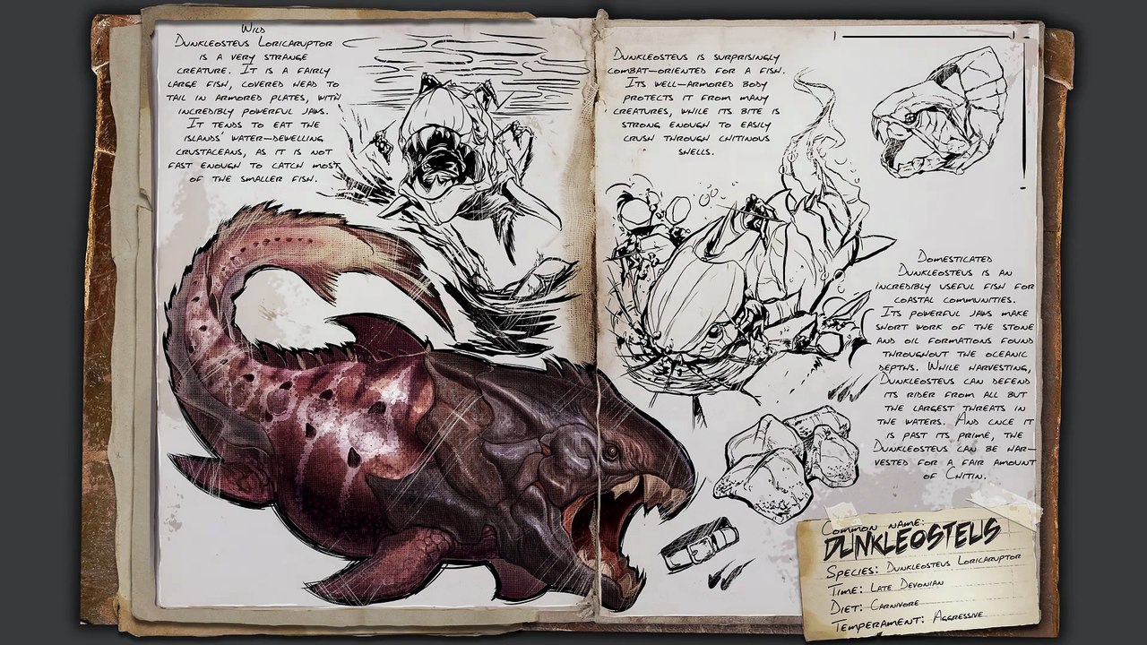 ARK: Survival Evolved - Trailer Woolly Rhino, Eurypterid e Dunkleosteus
