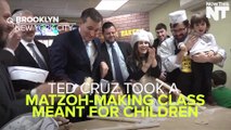 Battle Of The Carbs: Ted Cruz Enjoys Matzoh While Kasich Eats Pasta