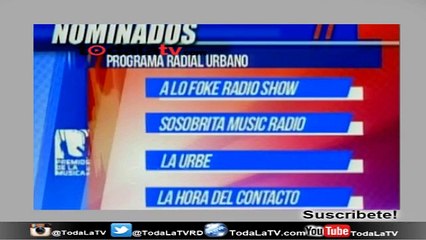 PREMIOS QTV PROGRAMA RADIAL DEL AÑO:  ALOFOKE RADIO SHOW-PREMIOS QTV-VIDEO