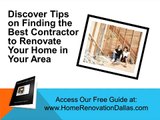 Home Renovation Dallas | Free Guide To Choosing a Home Renovation Company