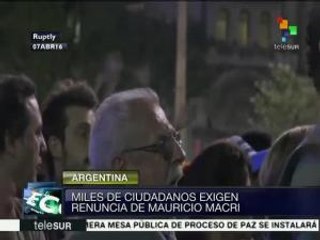 Argentina: miles exigen renuncia de Macri tras escándalo fiscal