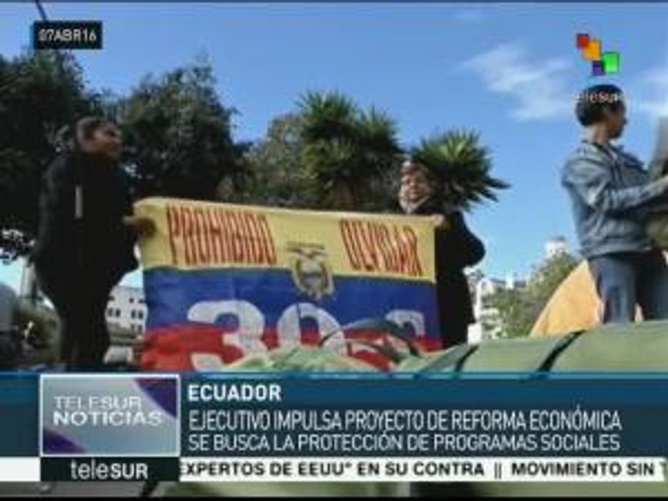Gobierno de Ecuador impulsa reforma tributaria