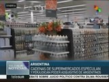Boicot contra alza de precios en supermercados de Argentina