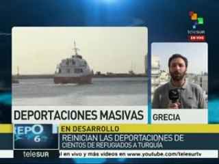 Grecia reinicia deportación de personas refugiadas rumbo a Turquía