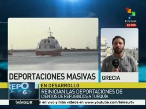 Grecia reinicia deportación de personas refugiadas rumbo a Turquía