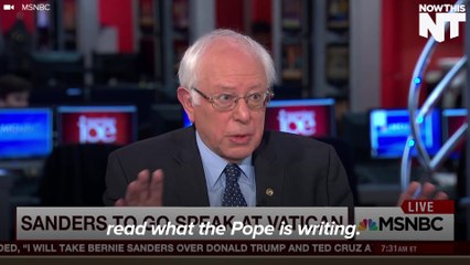 Bernie Sanders Is Going To The Vatican