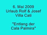 Mallorca 2009 - Ausblick vom Zimmer 202 der Villa Cati
