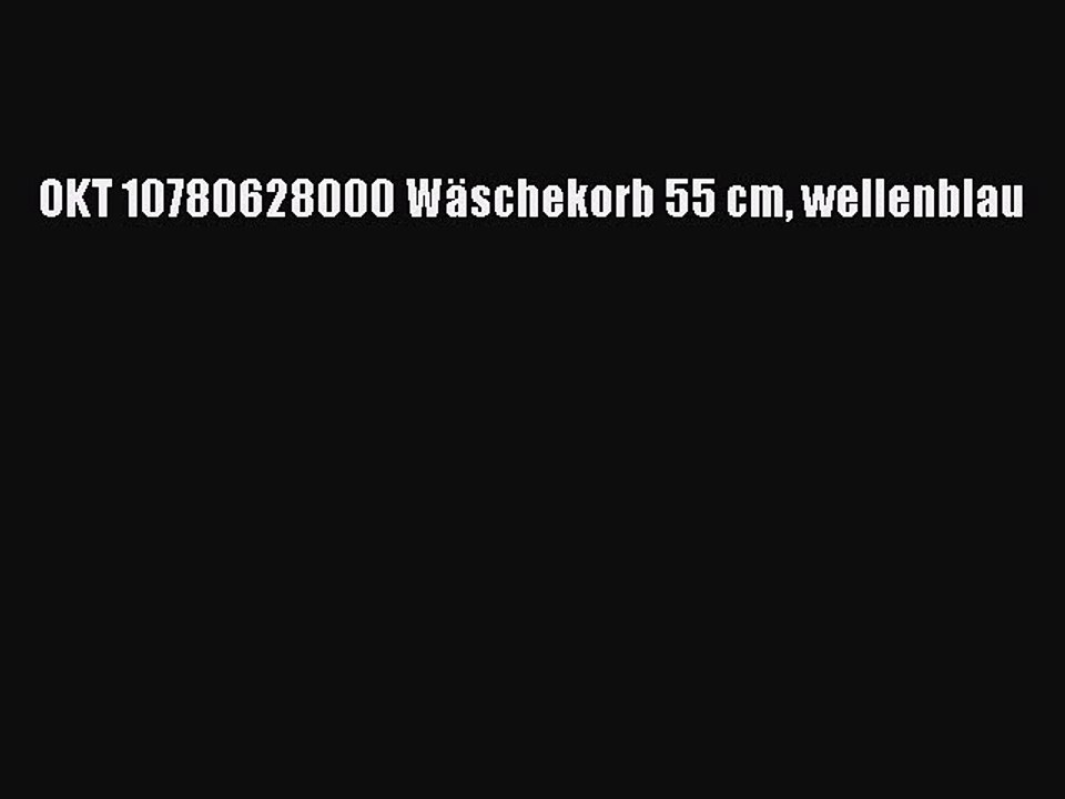 NEUES PRODUKT Zum Kaufen OKT 10780628000 W?schekorb 55 cm wellenblau