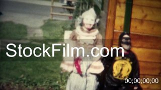 Kids Excited Halloween Costumes 1956