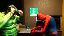 NEW Spiderman vs Frozen Elsa vs Hulk Ice Prank Fun Superheroes Movie In Real Life