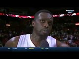 Luol Deng en la victoria de los Heat.
