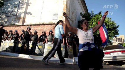 Protestas campesinas en Paraguay