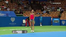 WTA Katowice: Camila Giorgi - Kirsten Flipkens: 2-1 (Özet)
