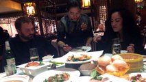 Trying traditional Peking Duck in Beijing