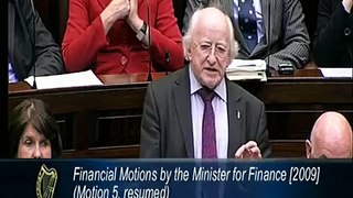 Deputy Michael D Higgins's Budget speech