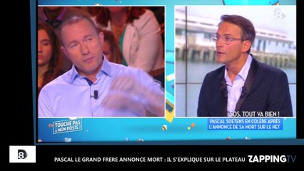 TPMP – Pascal le grand frère annoncé mort : l’animateur s’explique sur le plateau (vidéo)