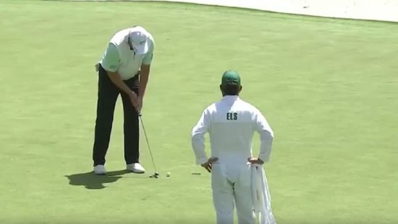 Ernie Els Has A Happy Gilmore Short Game